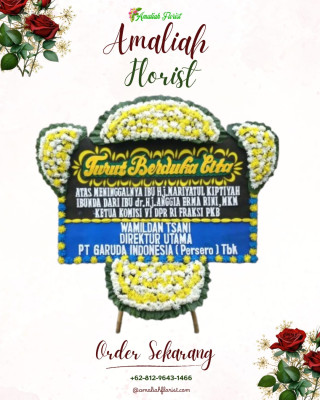 Papan Bunga Duka di Belendung