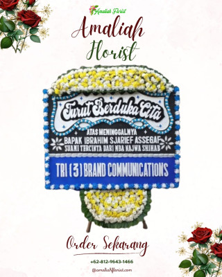 Papan Bunga Duka di Belendung