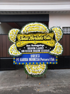 Papan Bunga Duka di Belendung